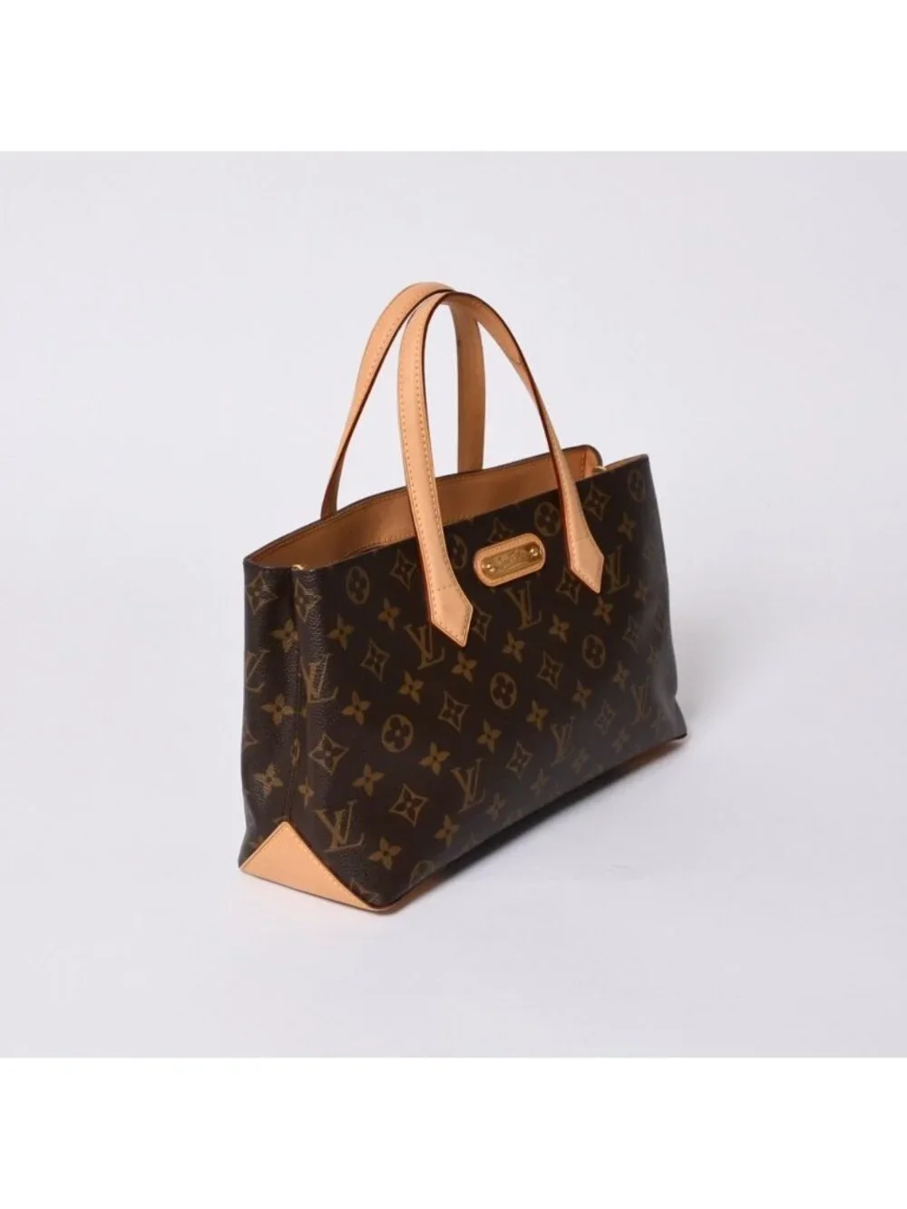 Louis Vuitton Wilshire PM Handbag Monogram Canvas Brown